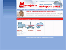 Tablet Screenshot of najlacnejsie.sk